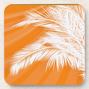 Posavasos Plam Trees Sunset