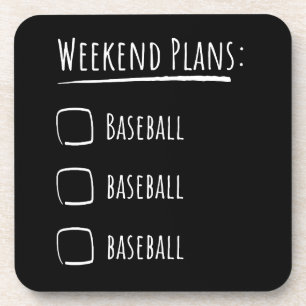 Posavasos Planes de fin de semana Béisbol