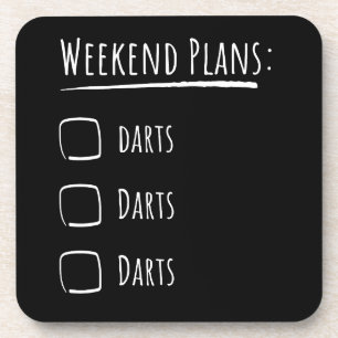 Posavasos Planes de fin de semana Dardos