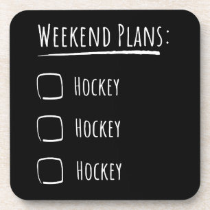 Posavasos Planes de fin de semana Hockey