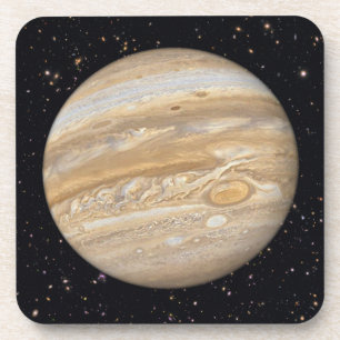 Posavasos Planet Jupiter Starry Sky