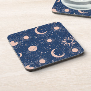 Posavasos Planetas y patrones de estrellas