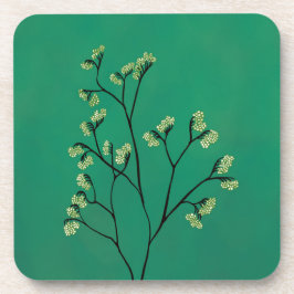 Posavasos Planta verde Arte Botánico Minimalista