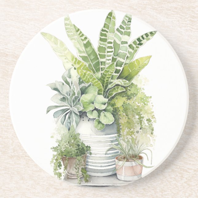 Posavasos Plantas de Interior (Frente)