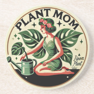 Posavasos Plantas de Monstera de Madera de la Fábrica de la 