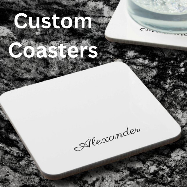 Posavasos Plantilla moderna en blanco, corte de cocinas con  (Subido por el creador)