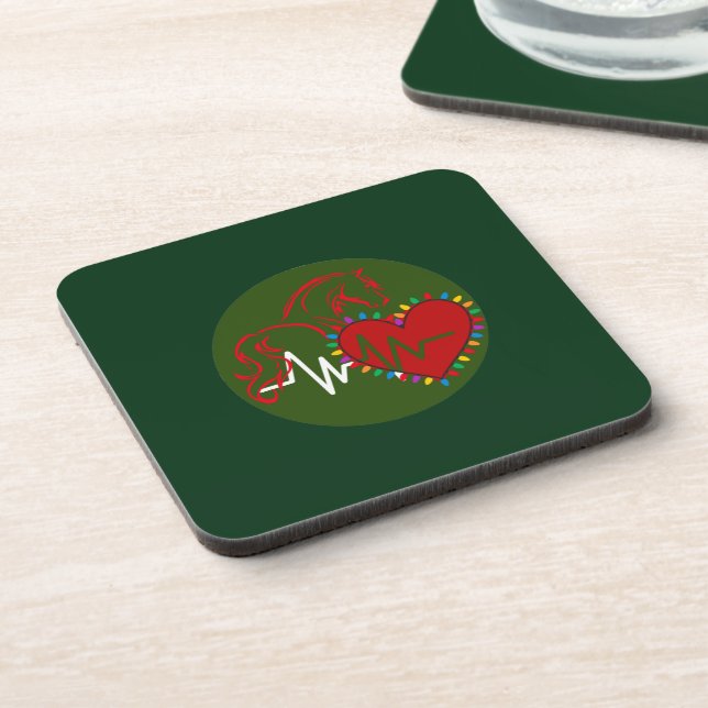 Posavasos Plastic Coaster Christmas Logo (Lado Izquierdo)