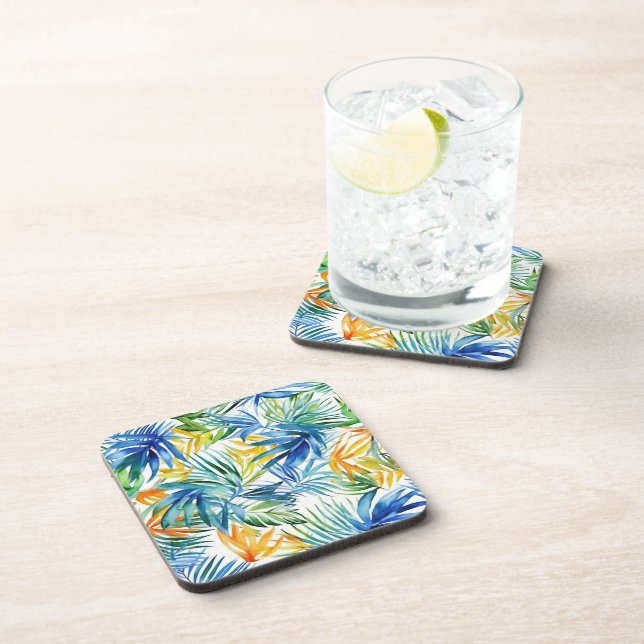 Posavasos Plástico Astras Tropicales Palmas (Lado Derecho)