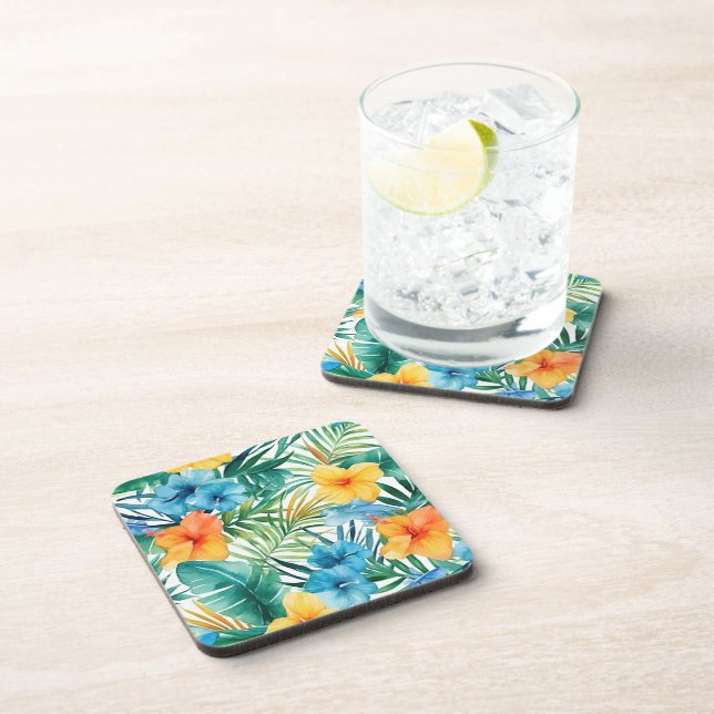 Posavasos Plástico Astras Tropicales Palmas (Lado Derecho)