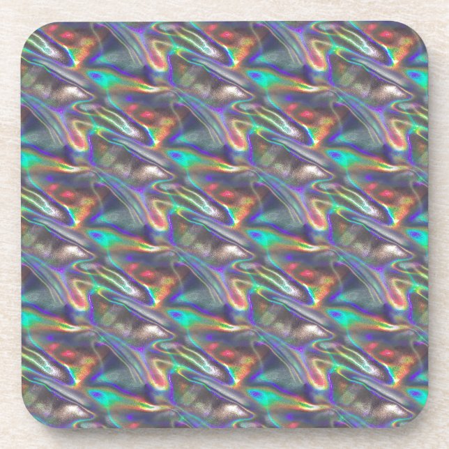 Posavasos plata holográfica (Frente)