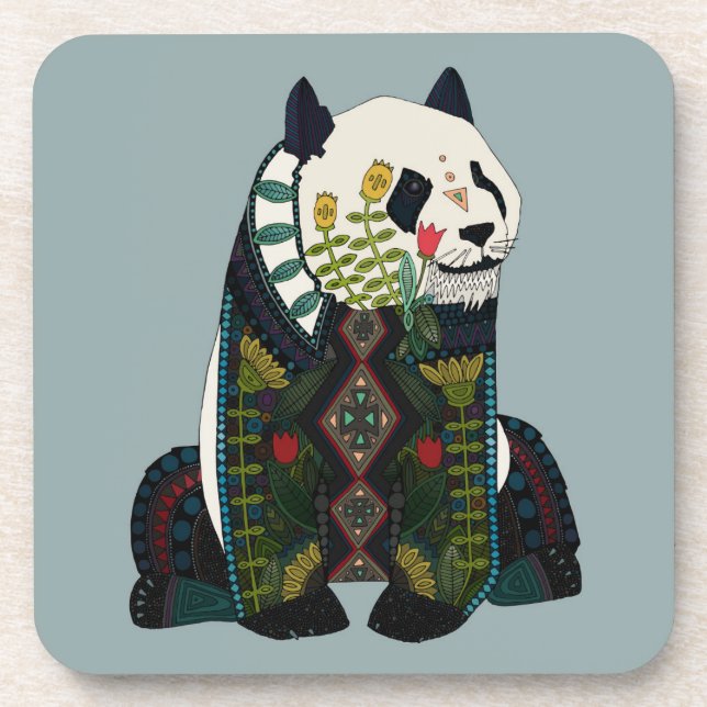 Posavasos plata panda (Frente)