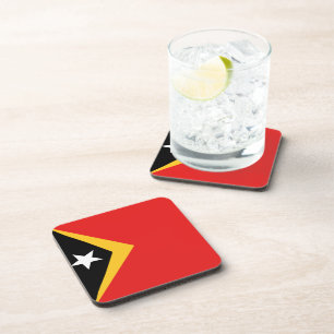 Posavasos Plataforma de bandera de Timor Oriental