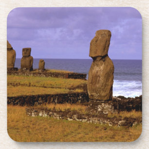 Posavasos Plataforma Tahai Estatua Moai Resúmenes Pascua