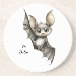 Posavasos Plato de Murciélago Bebé Adorable – Cena de Animal
