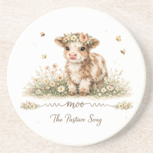 Posavasos Platos de papel de vaca Meadow Melody