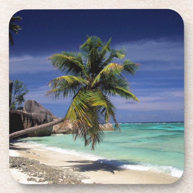 Posavasos Playa Anse Sourse D'Argent, La Digue (Frente)