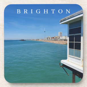Posavasos Playa de Brighton a partir de las tardes de muelle