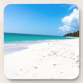 Posavasos Playa de Isla Saona en el Caribe