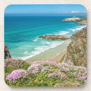 Posavasos Playa de Newquay en Cornwall North