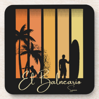 Posavasos Playa de Surfing de El Balneario España