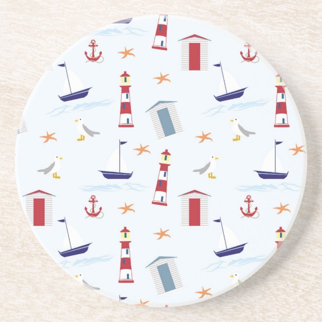 Posavasos Playa del Faro Azul (Frente)