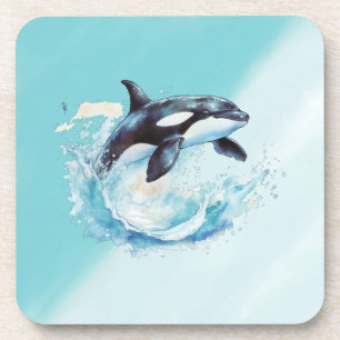Posavasos Playa del Océano Ocra azul y blanco Náutica