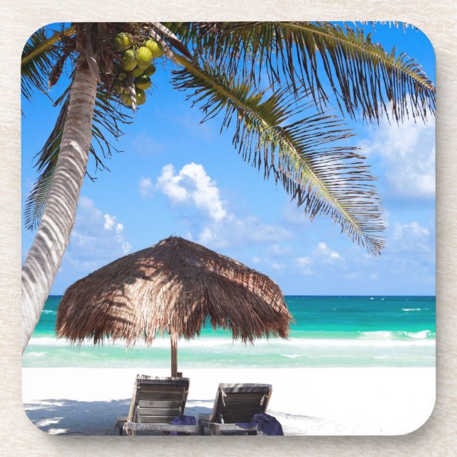 Posavasos Playa tropical (Frente)