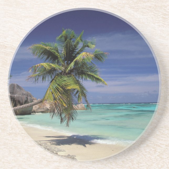 Posavasos Playa Tropical, Anse Sourse D'Argent, La Digue (Frente)