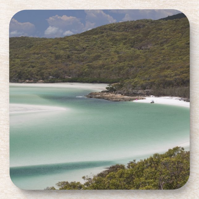 Posavasos Playa Whitehaven, Hill Inlet, Tounge Point, (Frente)