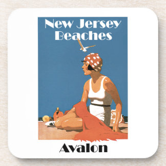 Posavasos Playas de Nueva Jersey ~ Avalon