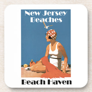 Posavasos Playas de Nueva Jersey ~ Beach Haven