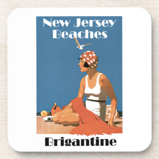 Posavasos Playas de Nueva Jersey ~ Brigantine