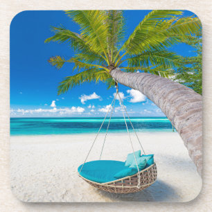 Posavasos Playas tropicales   Arco de playa de paisajes trop
