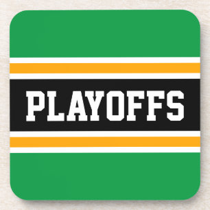 Posavasos PLAYOFFS Fun Kelly Rayas negras verdes