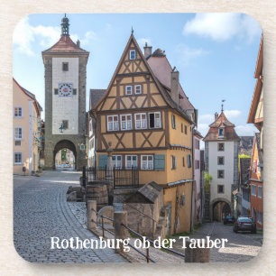 Posavasos Plönlein en Rothenburg ob der Tauber, Alemania