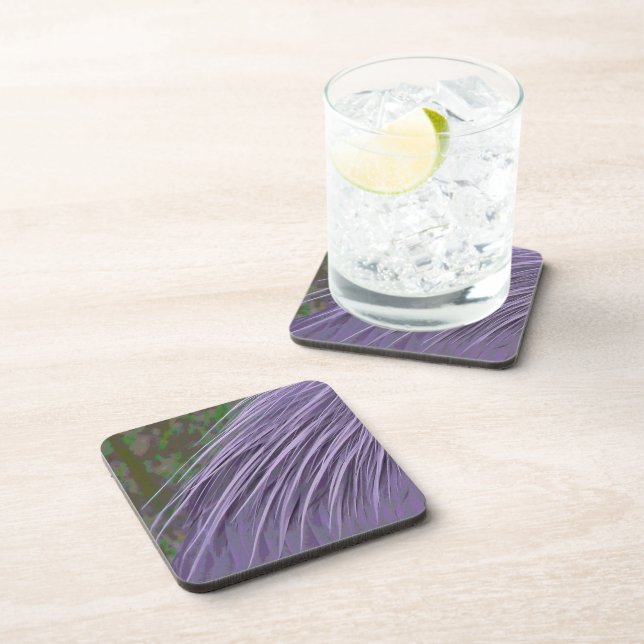 Posavasos Plumas Azules de Lavanda (Lado Derecho)