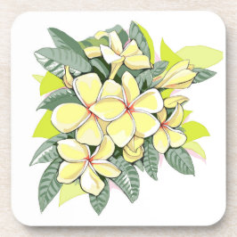 Posavasos Plumeria Coaster Set de 6