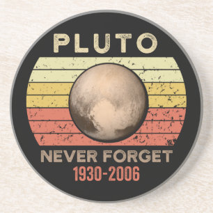 Posavasos plutonio nunca olvida, eris, luna, astronomía, ast