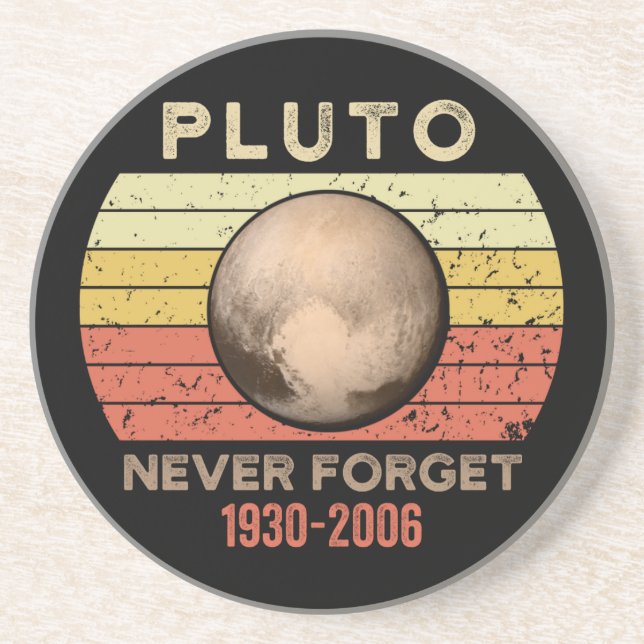 Posavasos plutonio nunca olvida, eris, luna, astronomía, ast