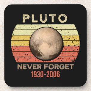 Posavasos plutonio nunca olvida, eris, luna, astronomía, ast