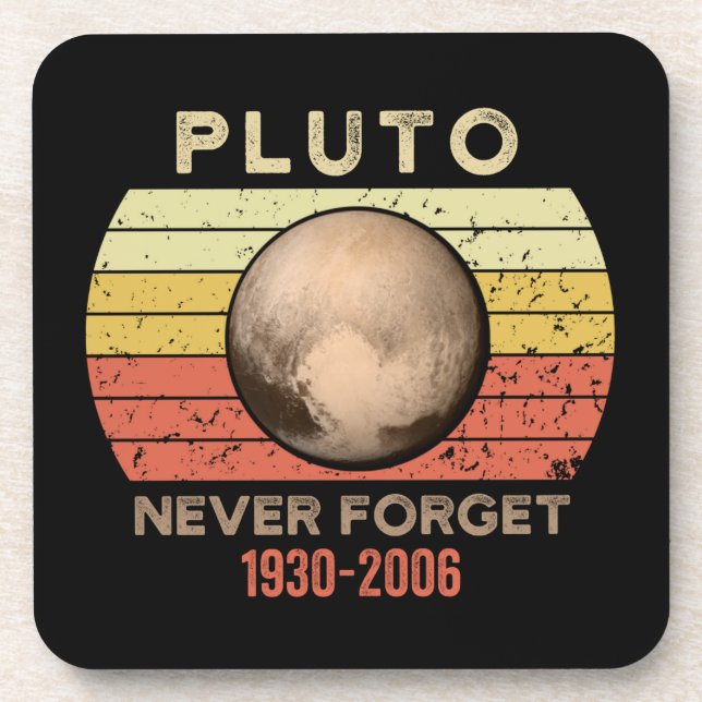 Posavasos plutonio nunca olvida, eris, luna, astronomía, ast