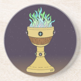 Posavasos Poción mágica en combinación de Mazer y cáliz