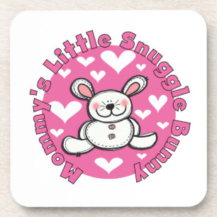 Posavasos Poco conejito del Snuggle de la mamá