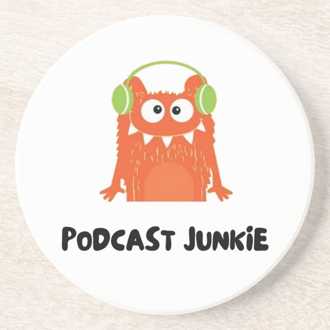 Posavasos Podcast junkie (Frente)