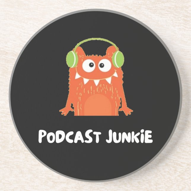 Posavasos Podcast junkie (Frente)