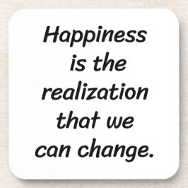 Posavasos Podemos cambiar la montaña dura de plástico