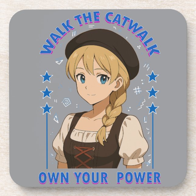 Posavasos poder femenino (Frente)