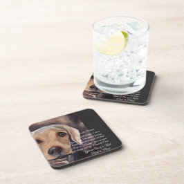 Posavasos Poesía del Labrador Retriever