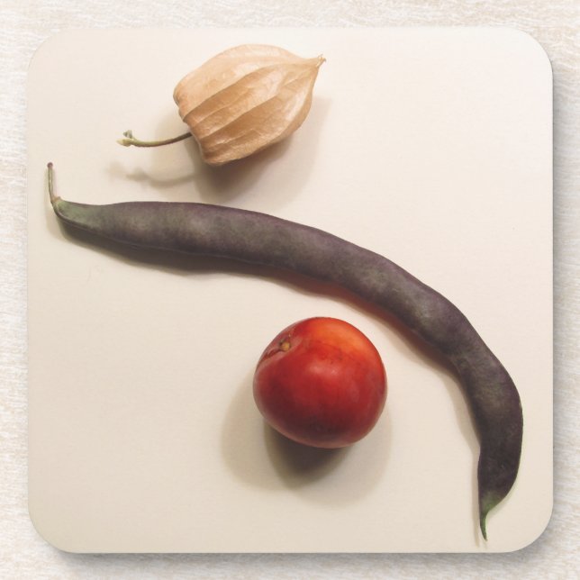 Posavasos poha, frijol y ciruela (Frente)