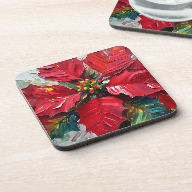Posavasos Poinsettia (Lado Izquierdo)